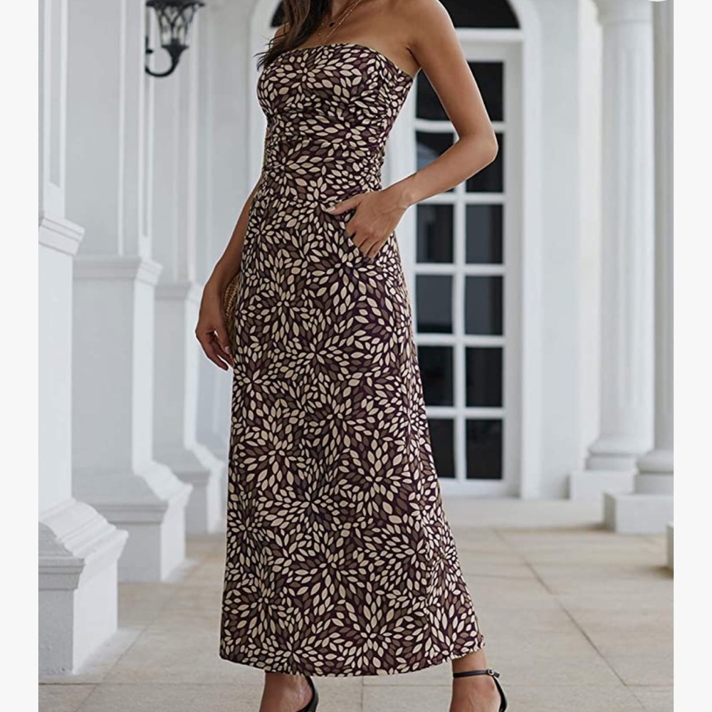 Strapless dress